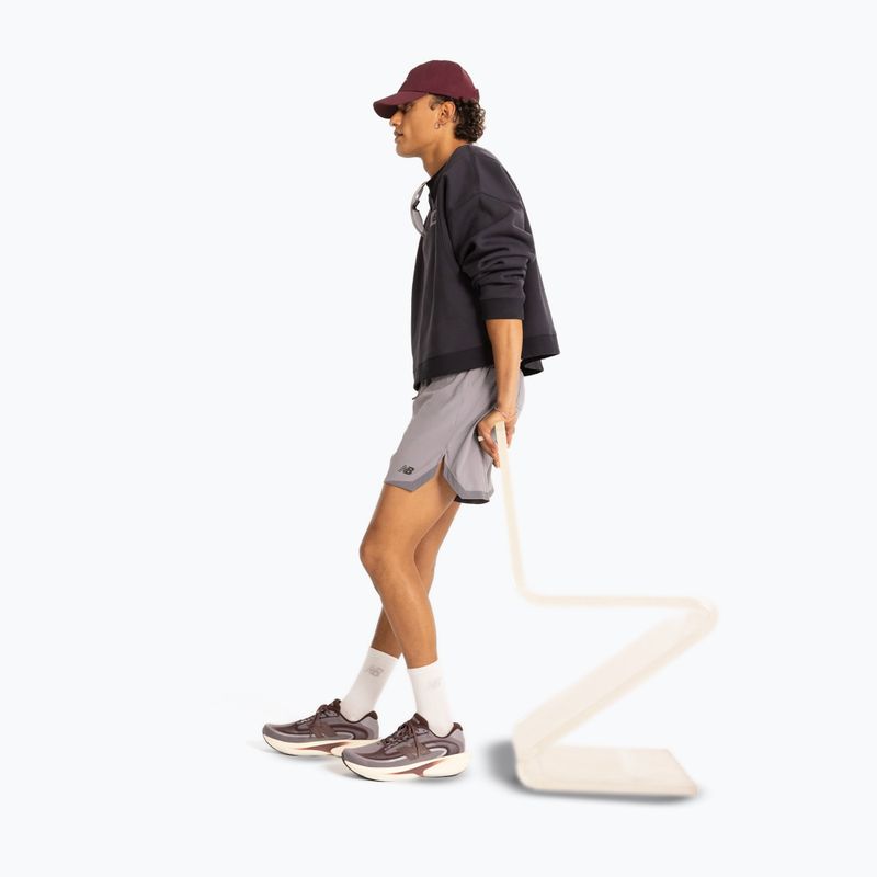 Férfi futónadrág New Balance Run Essentials 5" Short off-line grey/smoked violet 3
