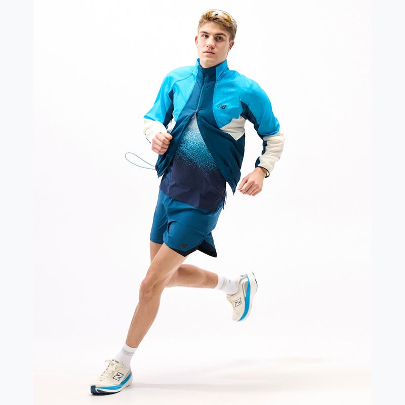 Férfi futónadrág New Balance Run Essentials 5" Short streamsong 8