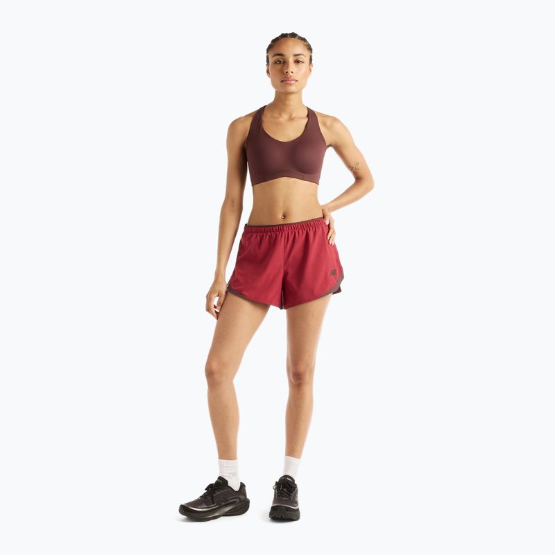 Női futónadrág New Balance Run Essentials 3" Short podium red 2