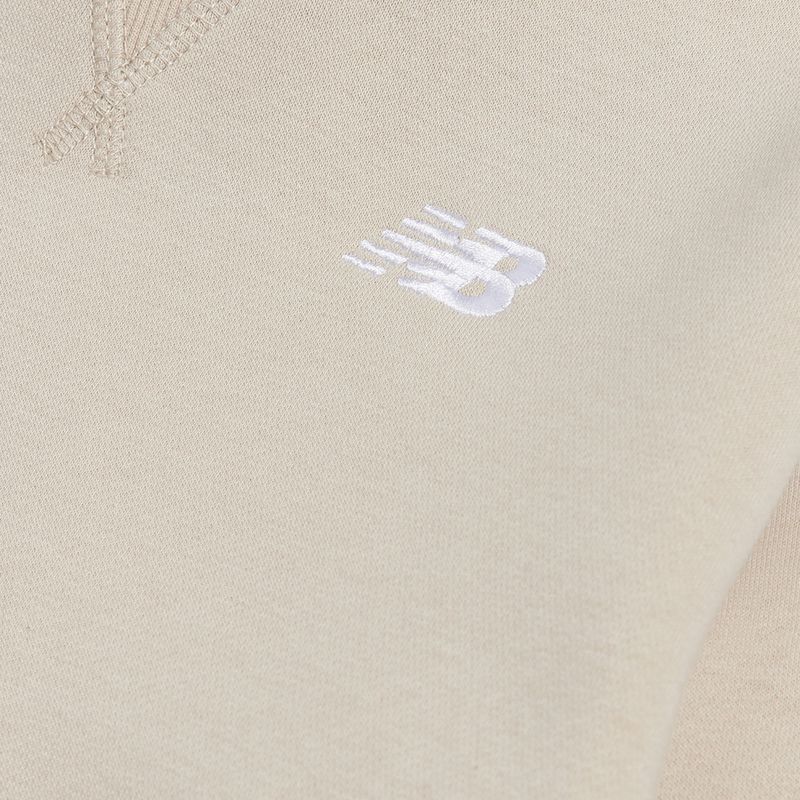 Gyerek pulóver New Balance Brush Back Small Logo Hoodie timberwolf 3