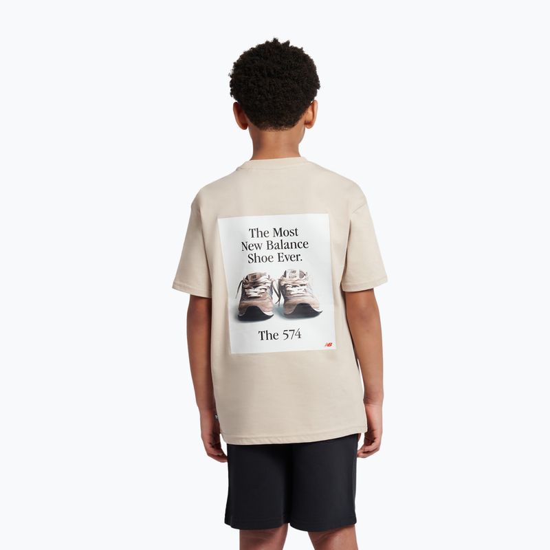 Póló New Balance 574 Shoe Graphic Tee timberwolf 3