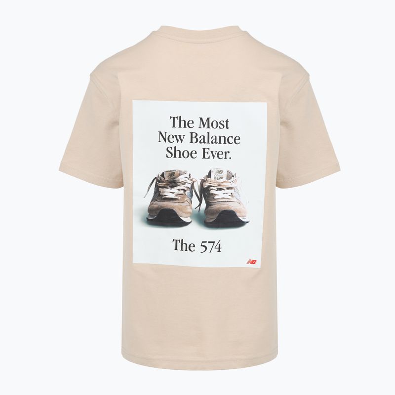 Póló New Balance 574 Shoe Graphic Tee timberwolf 7