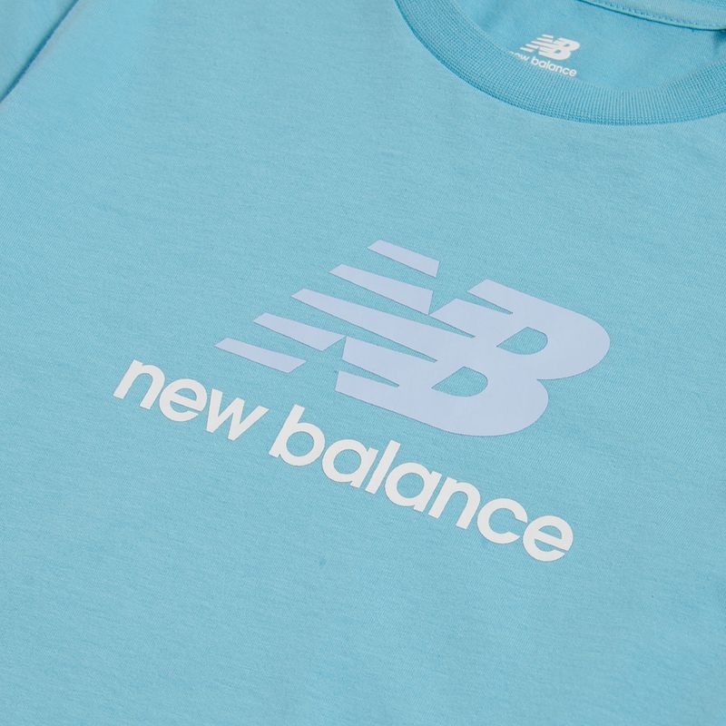 Gyerek póló New Balance Jersey Stacked Logo Tee taffy blue 3