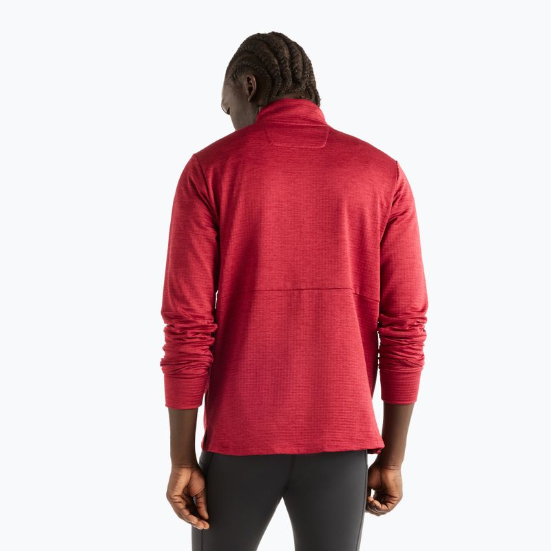 Férfi futó hosszú ujjú póló New Balance Athletics Heat Grid 1/2 Zip podium red 3