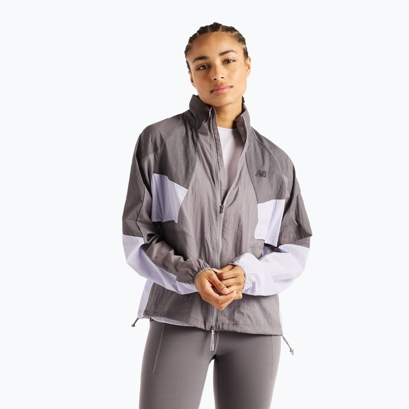 Női futókabát New Balance Reflective RC Jacket neptune grey