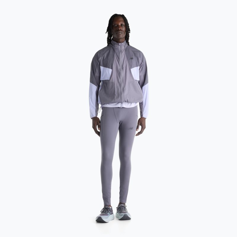 Férfi futókabát New Balance Reflective RC Jacket off-line grey/smoked violet 2