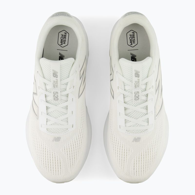 Férfi futócipők New Balance Fresh Foam 520's V9 white/silver metallic/satsuma orange 7