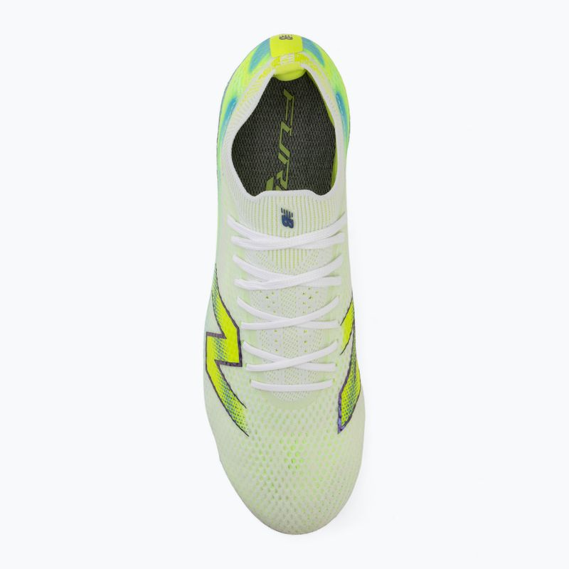 Focicipők New Balance Furon Elite V9 FG white/alkaline green 5