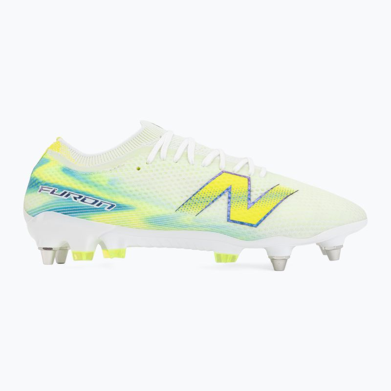 Focicipők New Balance Furon Elite V9 SG white/alkaline green 2