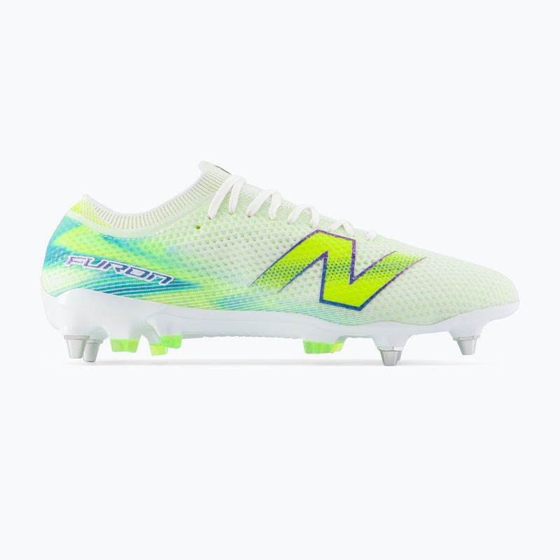 Focicipők New Balance Furon Elite V9 SG white/alkaline green 2