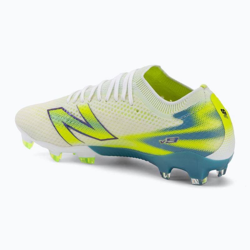 Focicipők New Balance Furon Pro V9 FG white/alkaline green 3