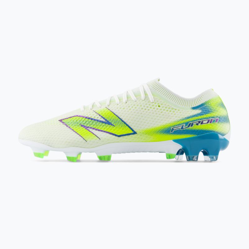 Focicipők New Balance Furon Pro V9 FG white/alkaline green 3