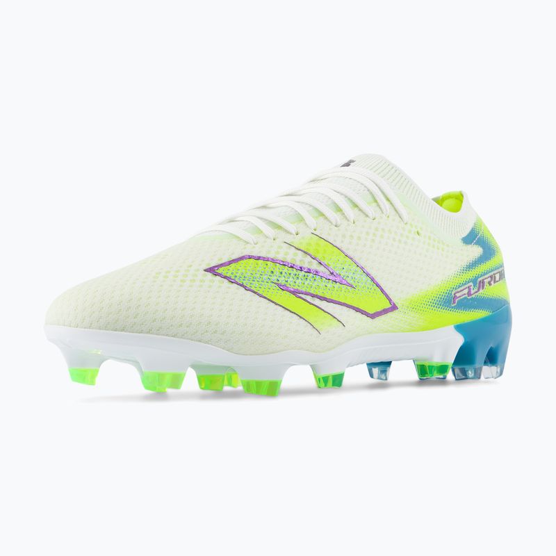 Focicipők New Balance Furon Pro V9 FG white/alkaline green 4