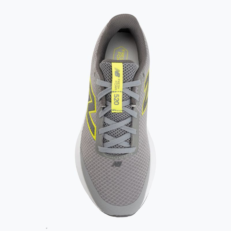 Gyerek futócipők New Balance 520's Lace V9 grey matter/Ssate grey/alkaline green 5
