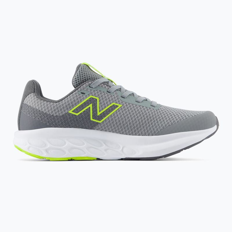 Gyerek futócipők New Balance 520's Lace V9 grey matter/Ssate grey/alkaline green 3