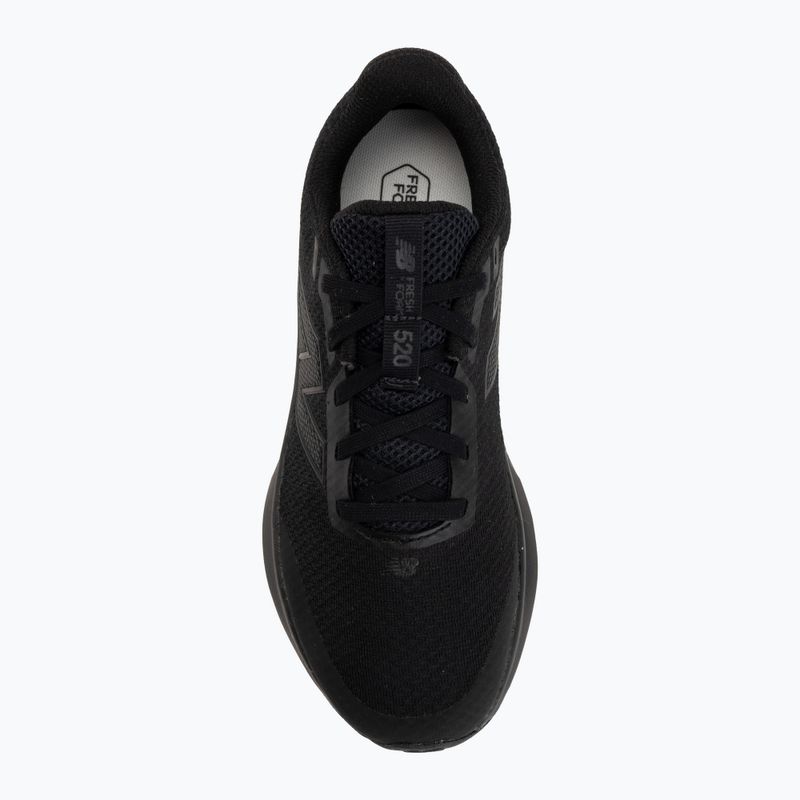 Gyerek futócipők New Balance 520's Lace V9 black/black/black 5
