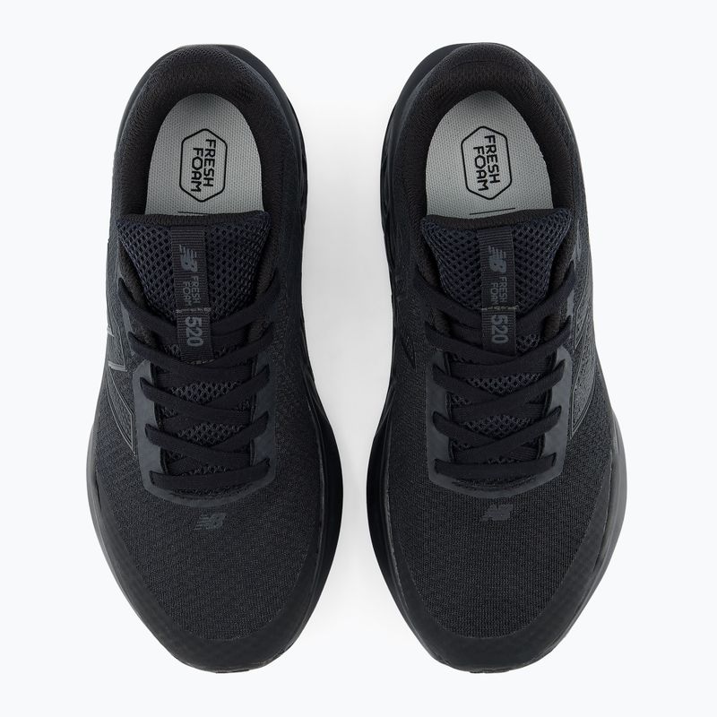 Gyerek futócipők New Balance 520's Lace V9 black/black/black 7