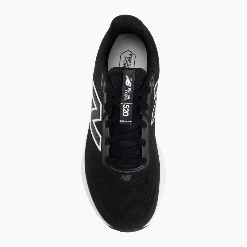 Gyerek futócipők New Balance 520's Lace V9 black/white/black 5