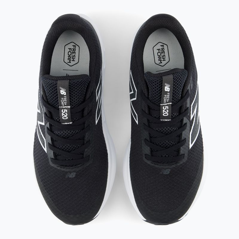 Gyerek futócipők New Balance 520's Lace V9 black/white/black 7