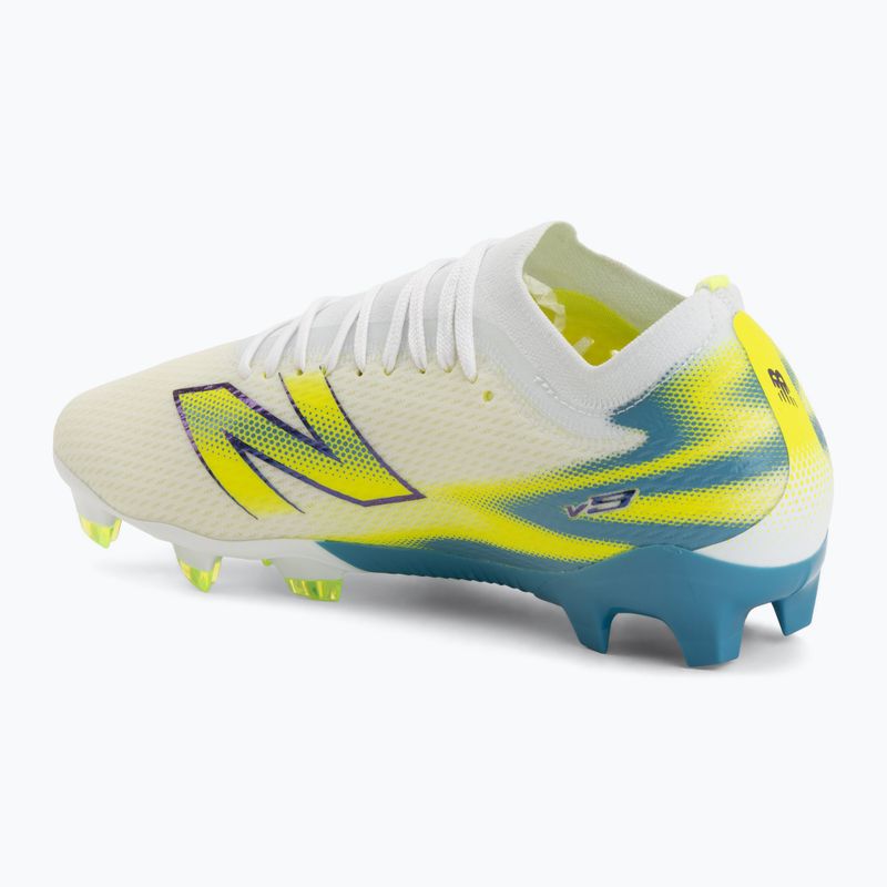 Focicipők New Balance Furon Team V9 FG white/alkaline green 3