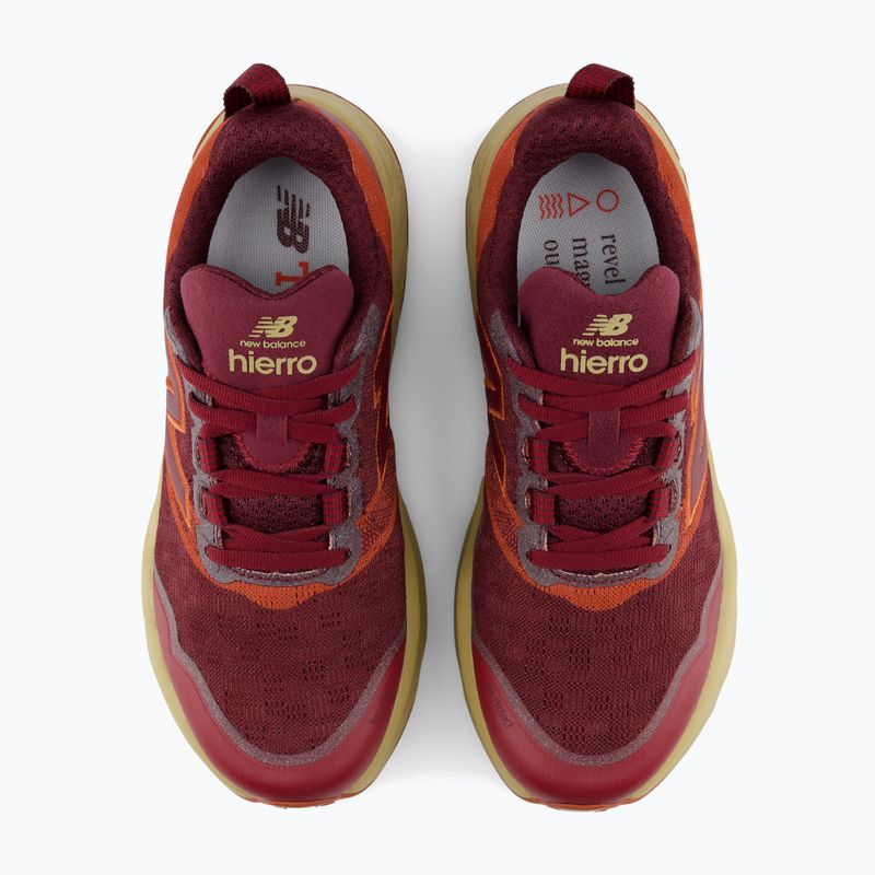 Férfi futócipők New Balance Fresh Foam X Hierro V9 mulled wine/neo flame 3