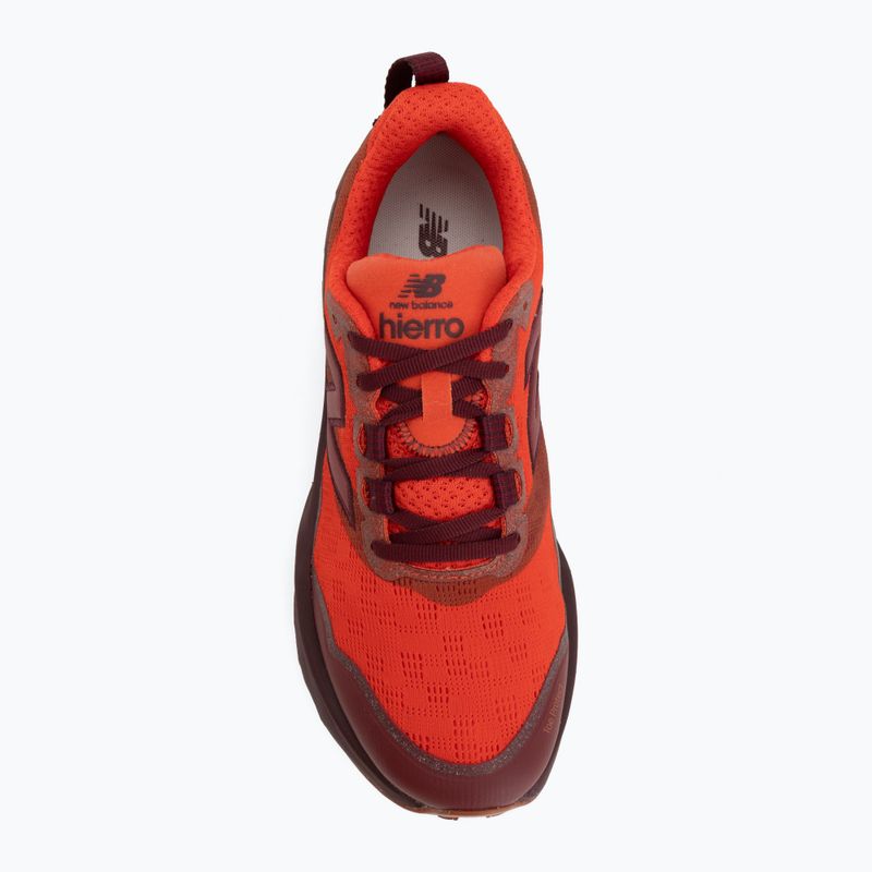 Férfi futócipők New Balance Fresh Foam Hierro V9 neo flame/mulled wine 5