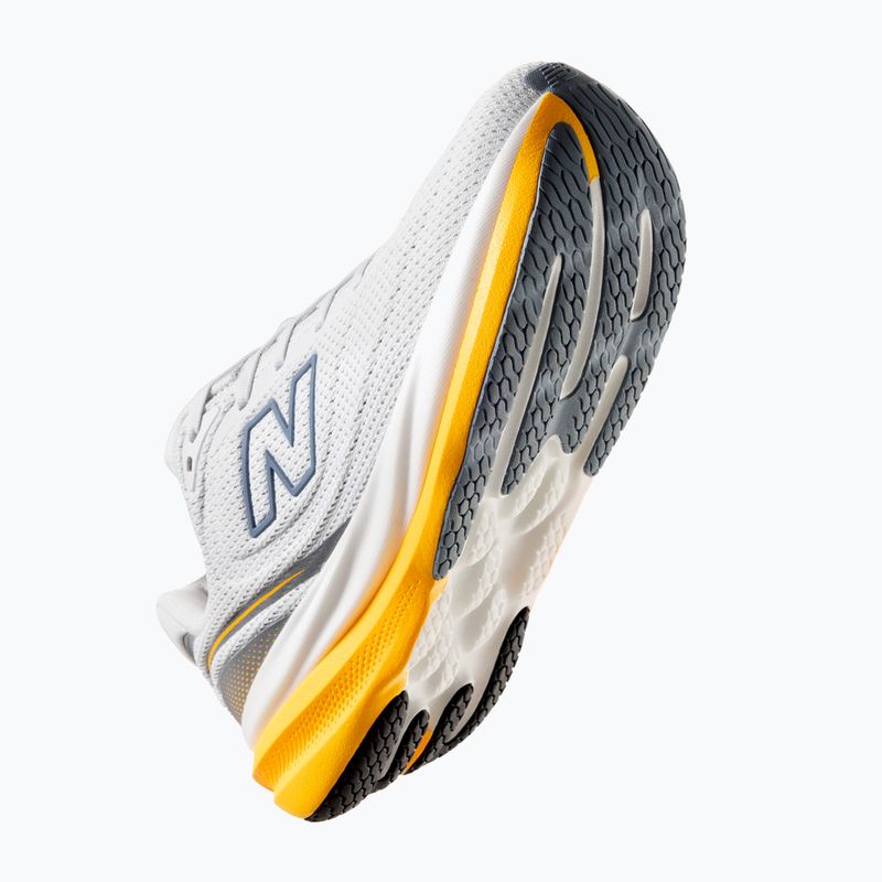 Férfi futócipők New Balance 1080's V15 white/satsuma orange 2