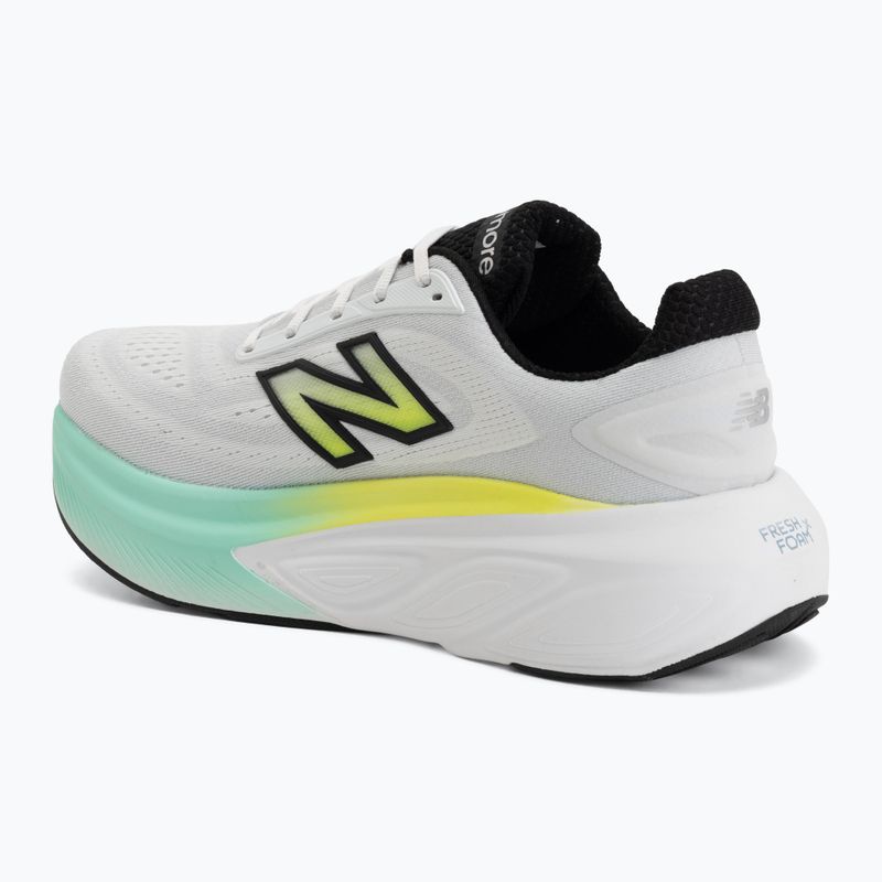 Férfi futócipők New Balance Fresh Foam More V6 white/bright mint 3