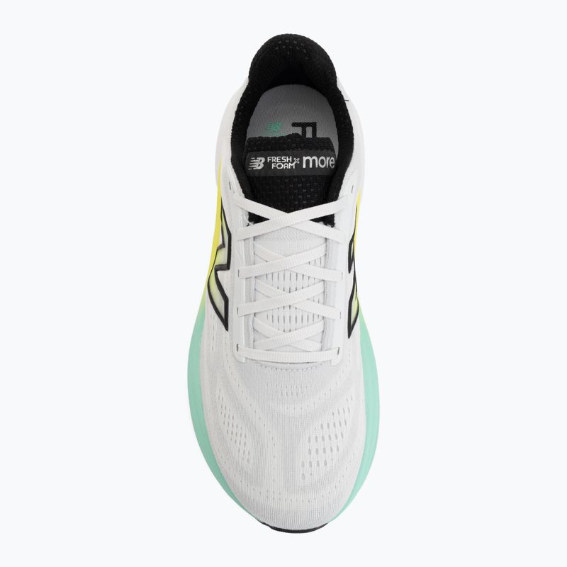 Férfi futócipők New Balance Fresh Foam More V6 white/bright mint 5
