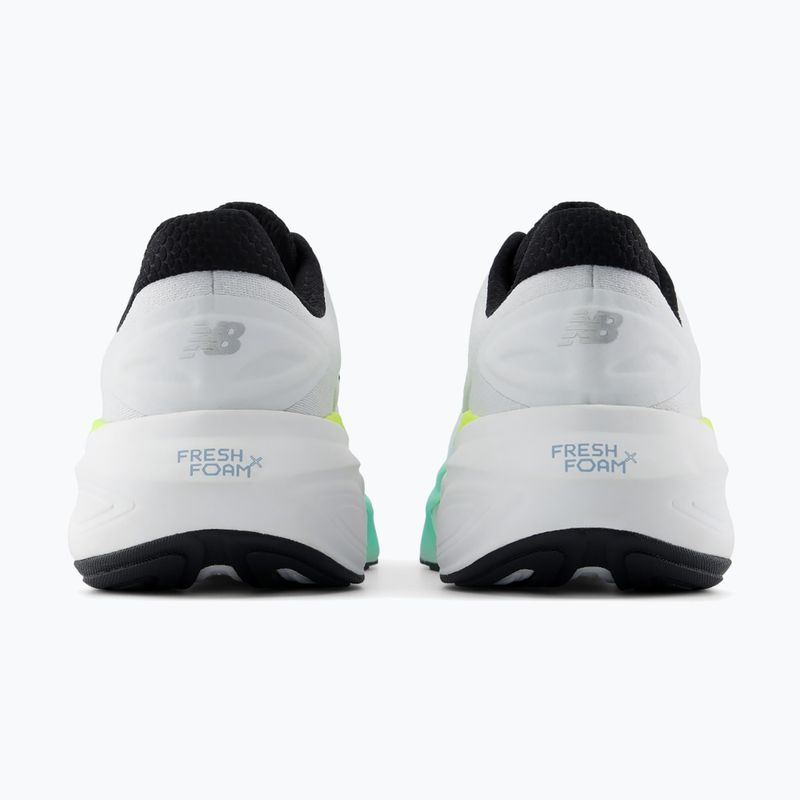 Férfi futócipők New Balance Fresh Foam More V6 white/bright mint 3