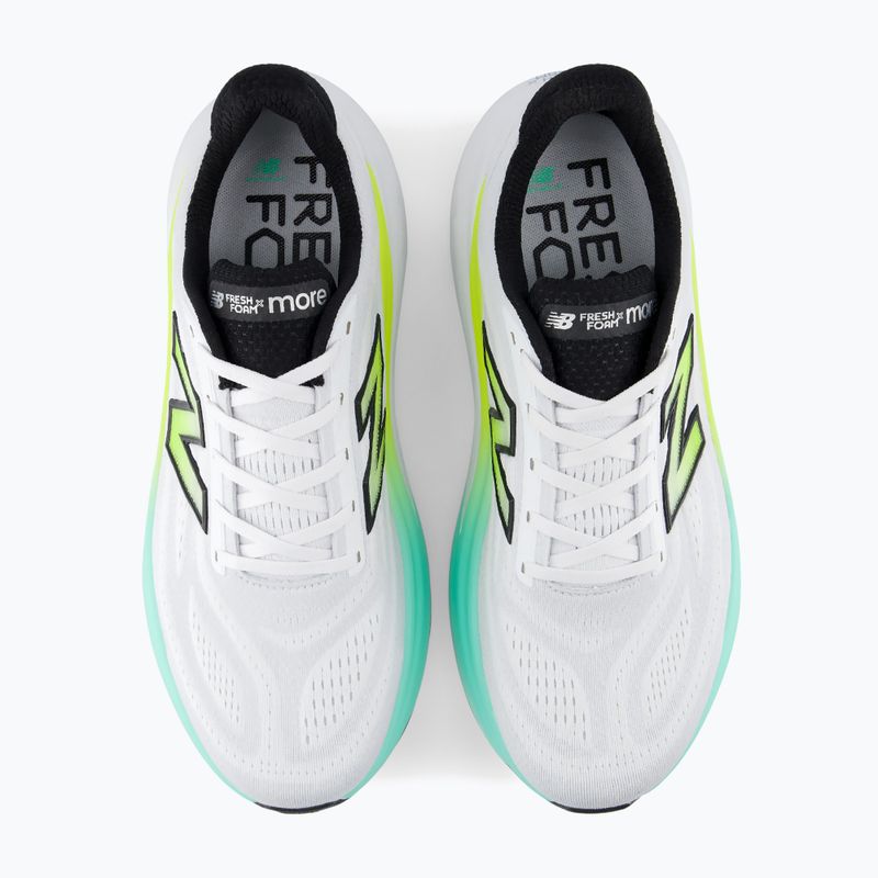 Férfi futócipők New Balance Fresh Foam More V6 white/bright mint 4