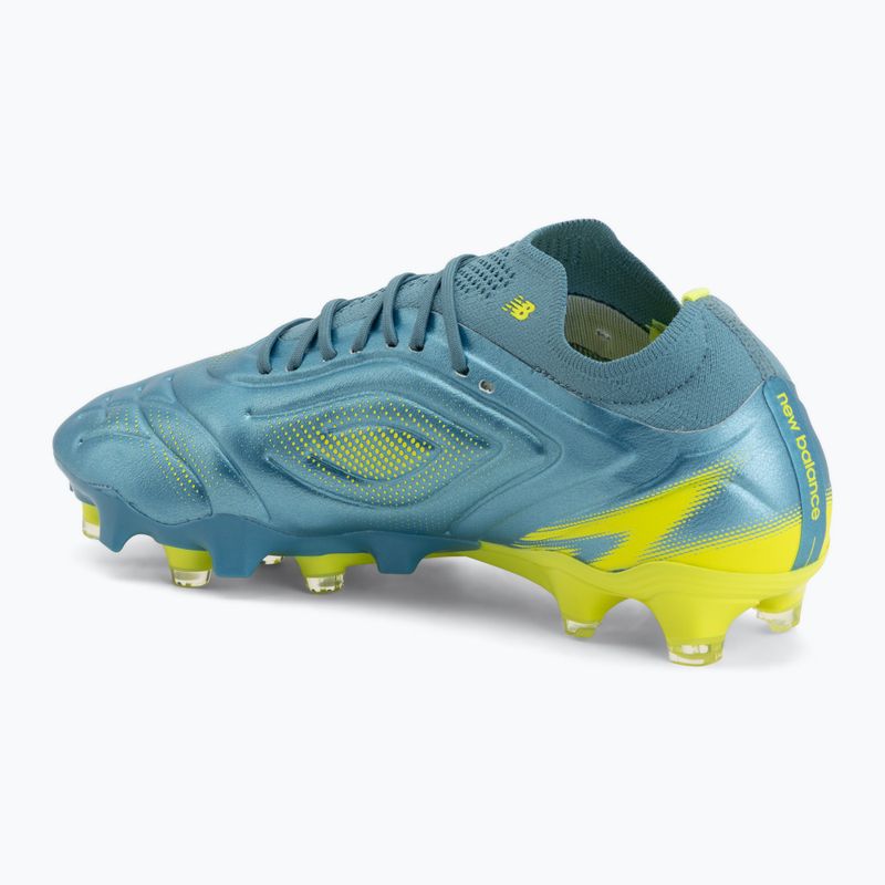 Focicipők New Balance Tekela Pro Low V5 FG metallic blue/alkaline green/Team Navy 3
