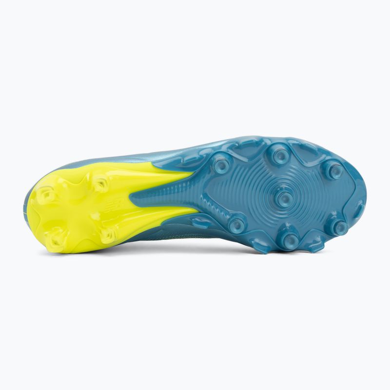 Focicipők New Balance Tekela Team Low V5 FG metallic blue/alkaline green/team navy 4