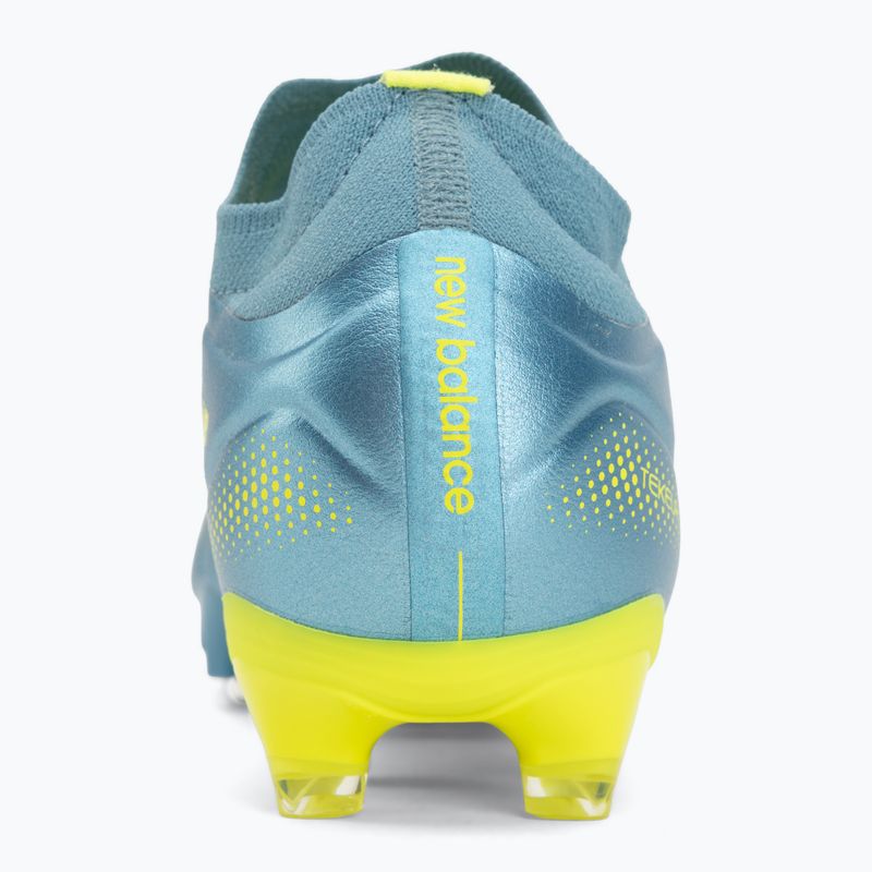Focicipők New Balance Tekela Team Low V5 FG metallic blue/alkaline green/team navy 6