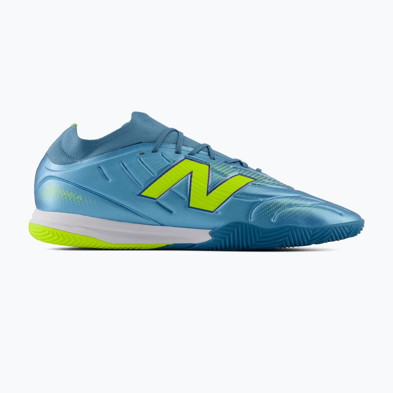 Focicipők New Balance Tekela Team Low V5 IN metallic blue/alkaline green/team navy 2