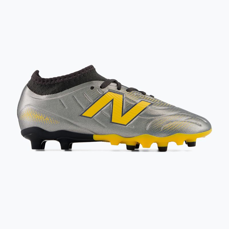 Gyermek focicipők New Balance Tekela Team V5 FG harbor grey/black cement 2