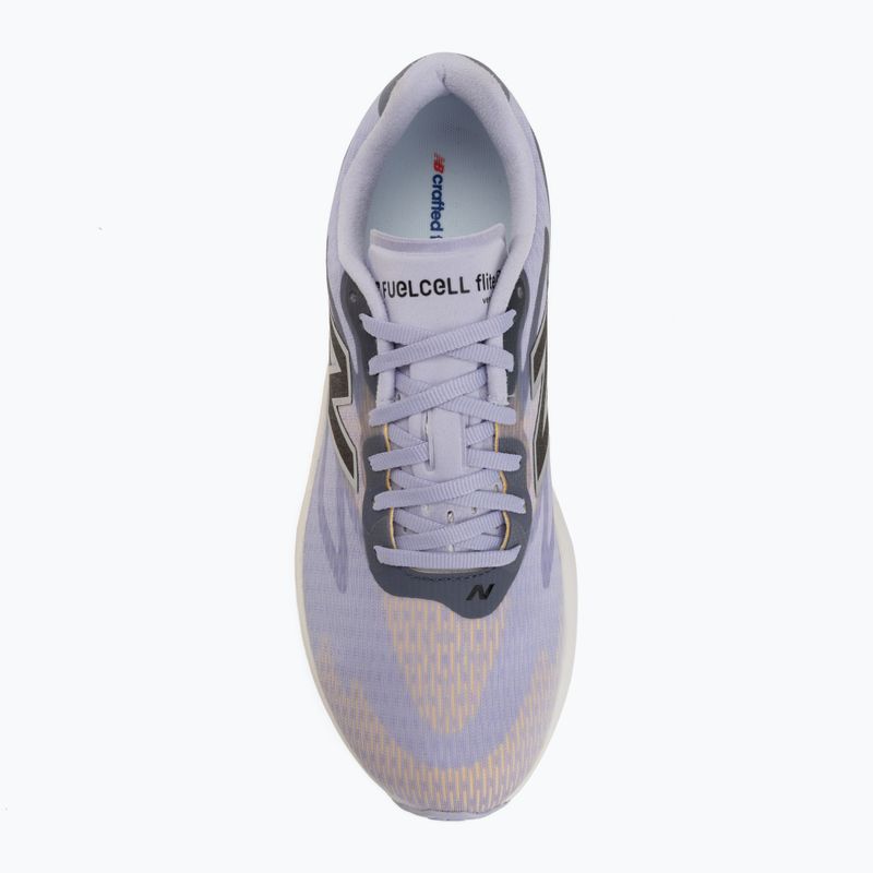 Férfi futócipők New Balance FuelCell Flite-R V1 smoked violet/satsuma orange/meteorite 5