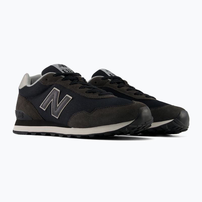 Férfi cipők New Balance Classic 515's V3 black/black cement/silver metallic 4