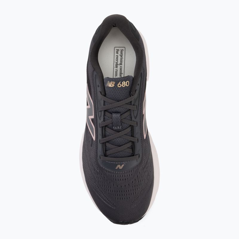 Női futócipők New Balance Fresh Foam 680's V9 black cement/pink salt 5