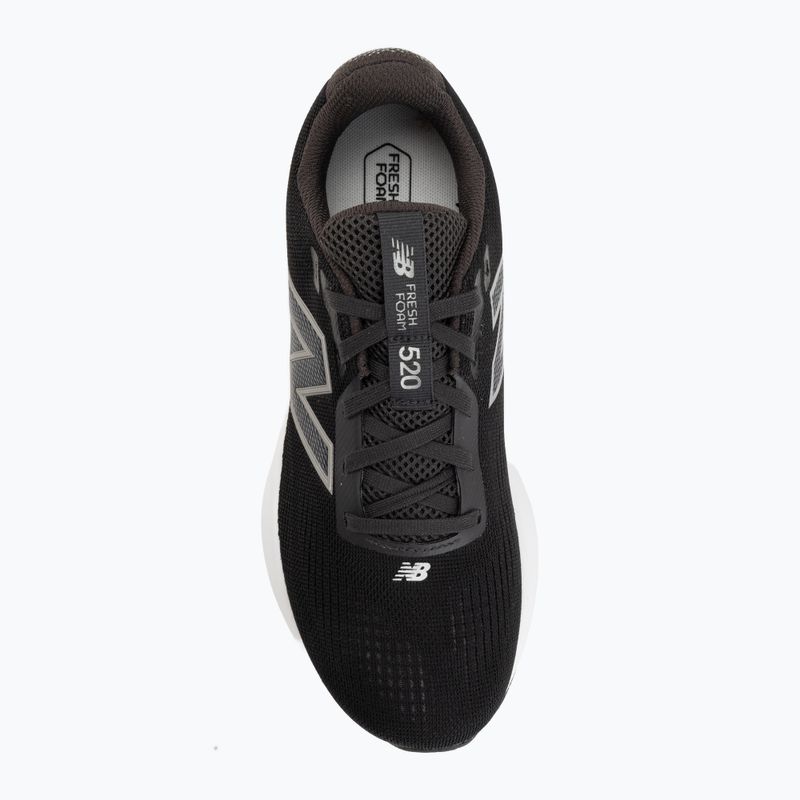 Női futócipők New Balance Fresh Foam 520's V9 black cement/dark silver metallic/pink salt 5