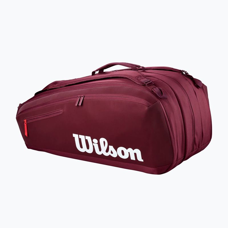 Tenisz táska Wilson Defyer Racket Bag 15Pk V1 red 2