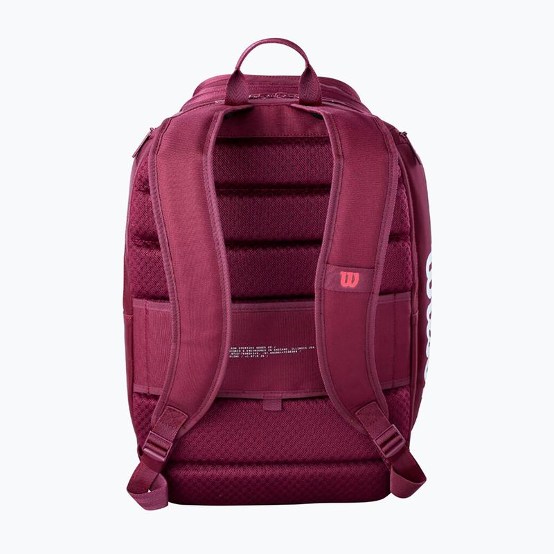 Tenisz hátizsák Wilson Defyer Tennis Backpack V1 red 2