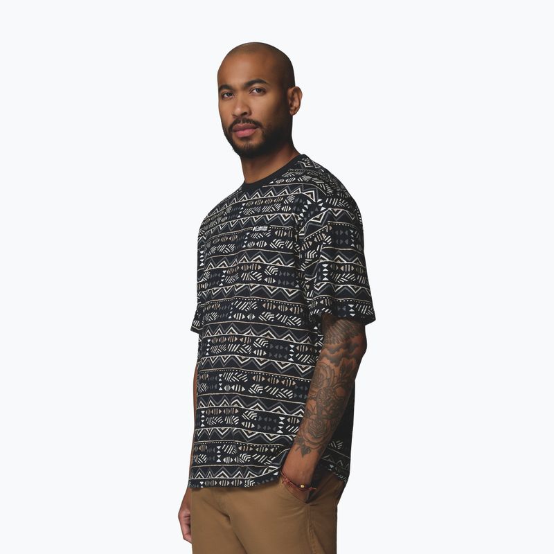 Férfi póló Columbia CSC Heavyweight Printed Tee black/horizons 4