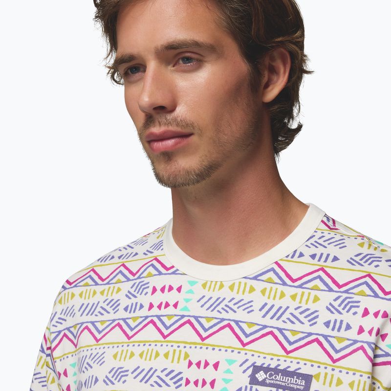 Férfi póló Columbia CSC Heavyweight Printed Tee sea salt/horizons 5