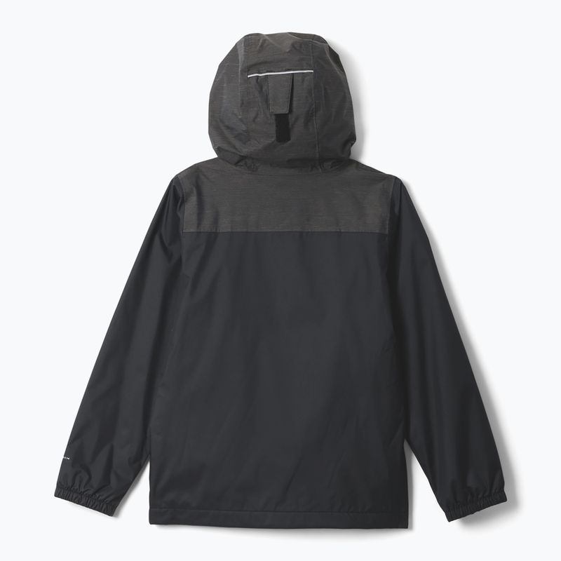Gyermek esőkabát Columbia Rainy Trails III Fleece Lined black 2