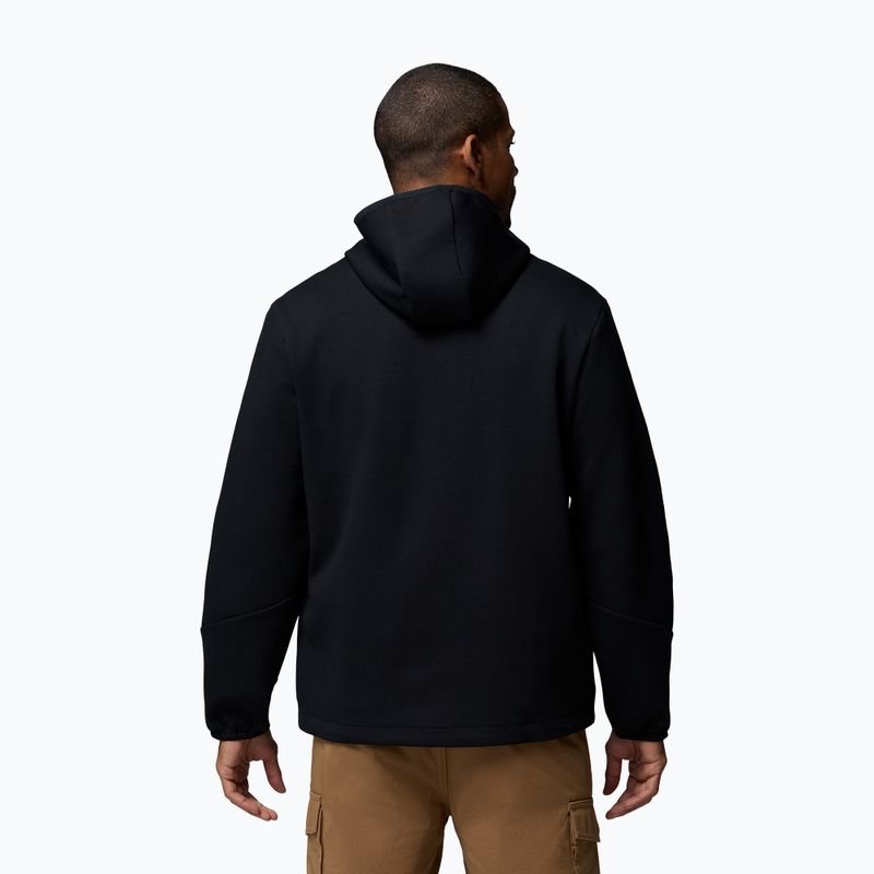 Férfi túrafelső Columbia Tech Spacer Knit Hoodie black/black 3