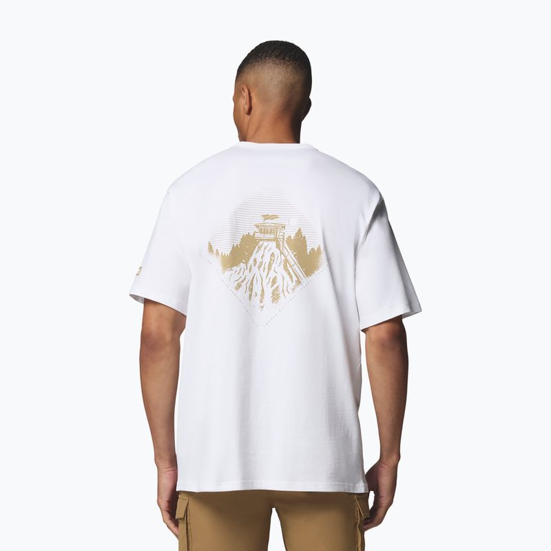 Férfi póló Columbia CSC Heavyweight Back Graphic Tee white/heritage 3