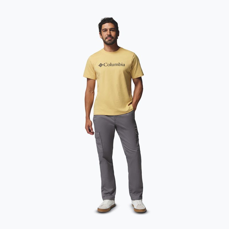 Férfi póló Columbia CSC Basic Logo Tee sand dune/gem columbia 2