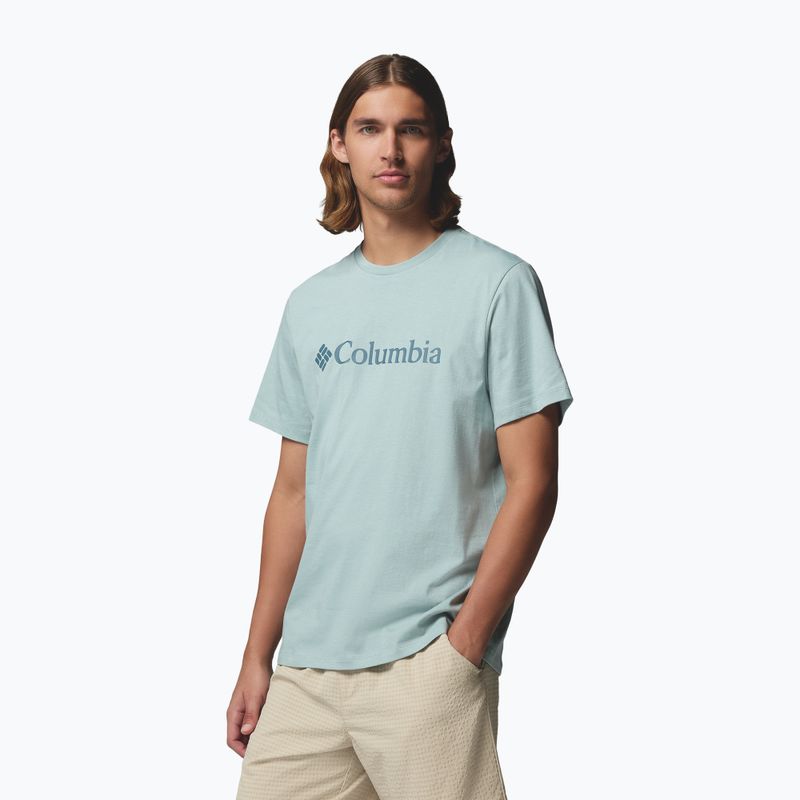 Férfi póló Columbia CSC Basic Logo Tee crushed blue/gem columbia 4