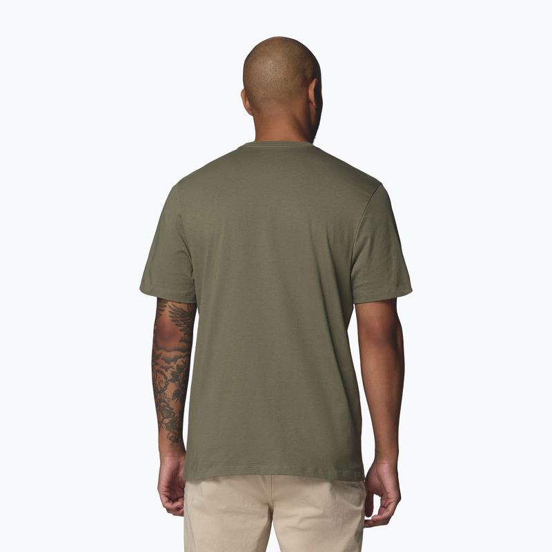 Férfi póló Columbia CSC Basic Logo Tee stone green/gem columbia 3